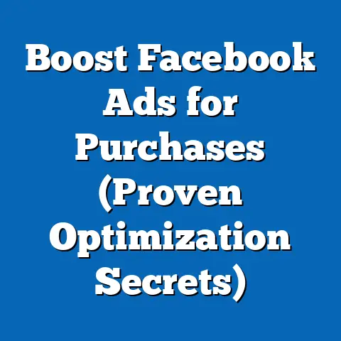 Boost Facebook Ads for Purchases  (Proven Optimization Secrets)