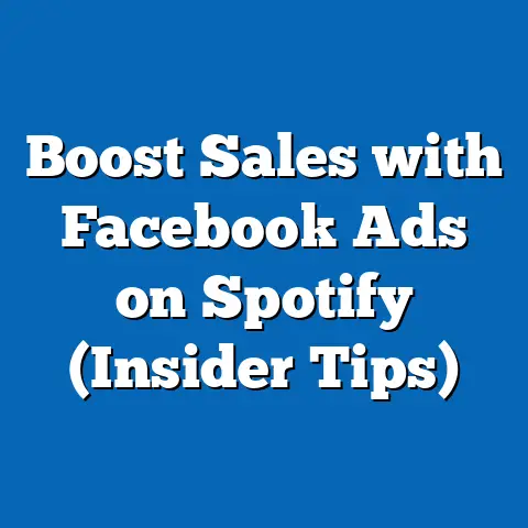 Boost Sales with Facebook Ads on Spotify  (Insider Tips)