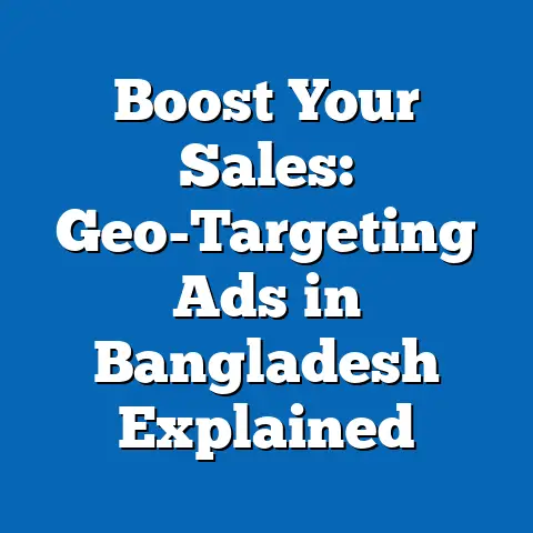 Boost Your Sales: Geo-Targeting Ads in Bangladesh Explained