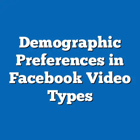 Demographic Preferences in Facebook Video Types