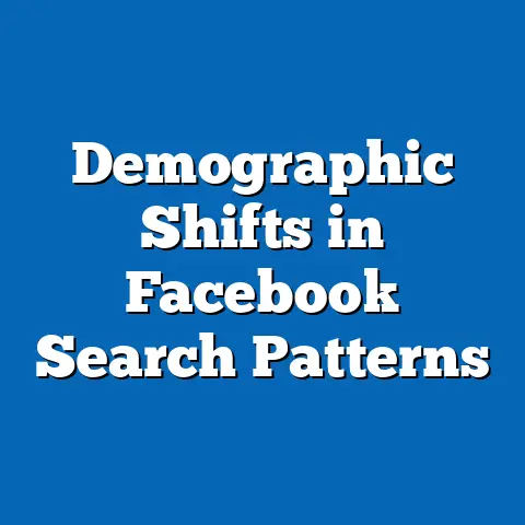 Demographic Shifts in Facebook Search Patterns
