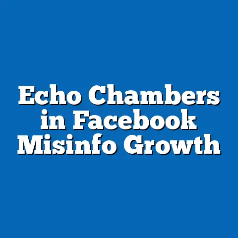 Echo Chambers in Facebook Misinfo Growth