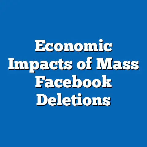 Economic Impacts of Mass Facebook Deletions