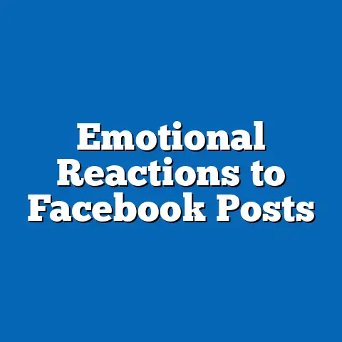 Emotional Reactions to Facebook Posts
