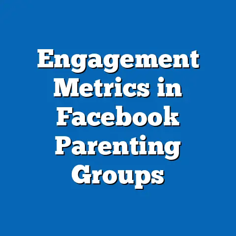 Engagement Metrics in Facebook Parenting Groups