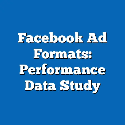 Facebook Ad Formats: Performance Data Study