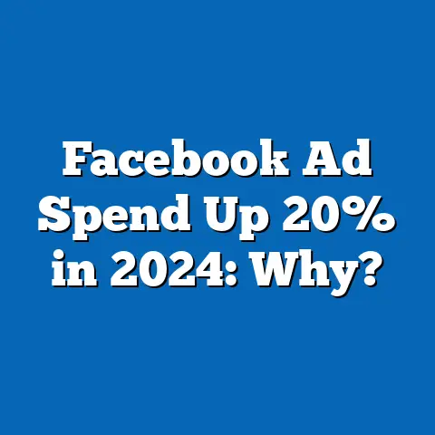 Facebook Ad Spend Up 20% in 2024: Why?