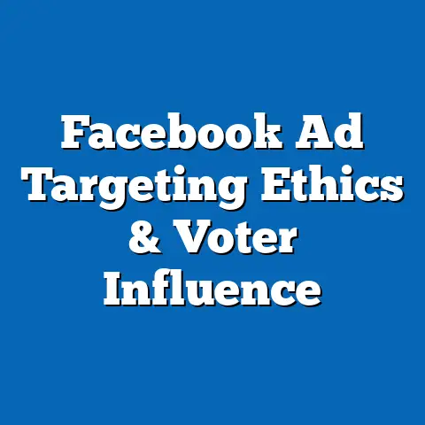 Facebook Ad Targeting Ethics & Voter Influence