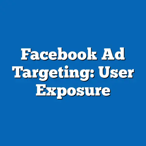 Facebook Ad Targeting: User Exposure
