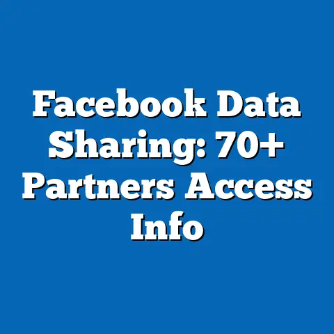 Facebook Data Sharing: 70+ Partners Access Info