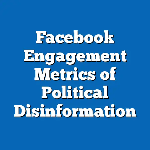 Facebook Engagement Metrics of Political Disinformation
