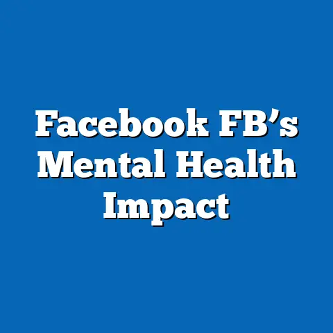 Facebook FB’s Mental Health Impact