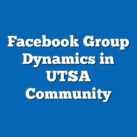 Facebook Group Dynamics in UTSA Community