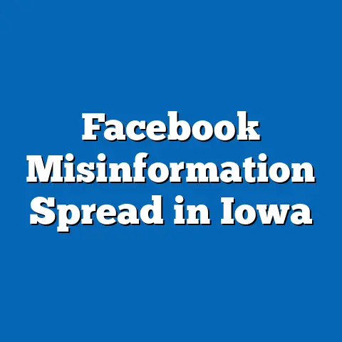 Facebook Misinformation Spread in Iowa