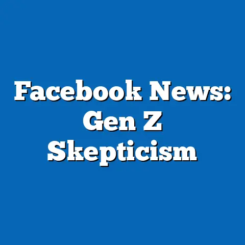 Facebook News: Gen Z Skepticism