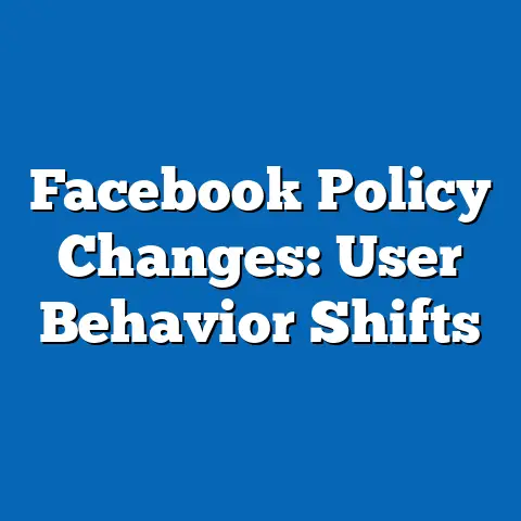 Facebook Policy Changes: User Behavior Shifts