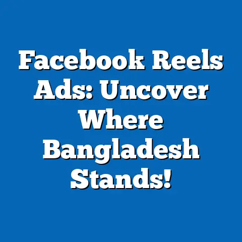 Facebook Reels Ads: Uncover Where Bangladesh Stands!