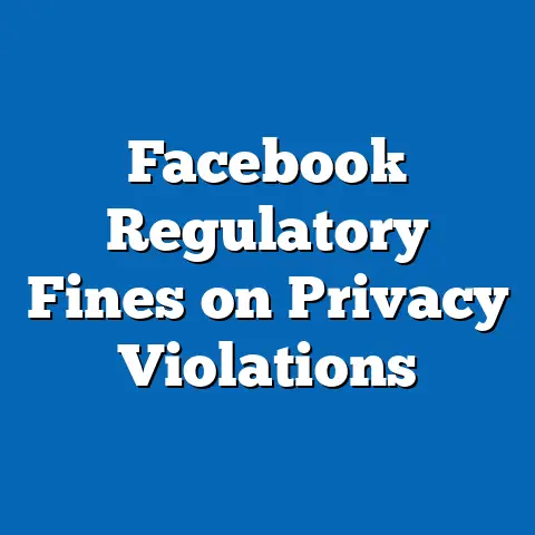 Facebook Regulatory Fines on Privacy Violations