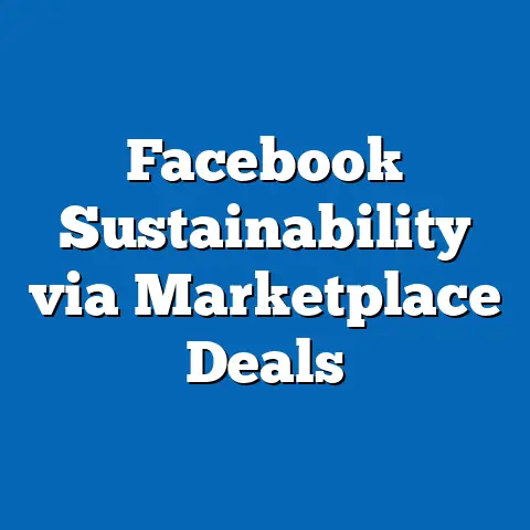 Facebook Sustainability via Marketplace Deals