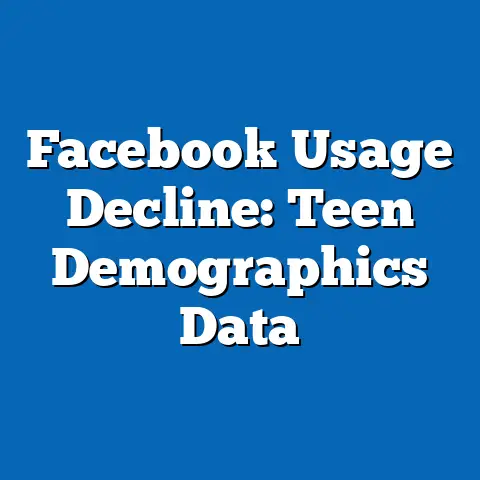 Facebook Usage Decline: Teen Demographics Data