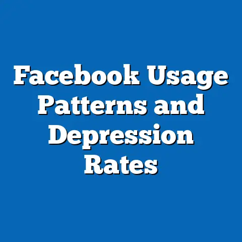 Facebook Usage Patterns and Depression Rates