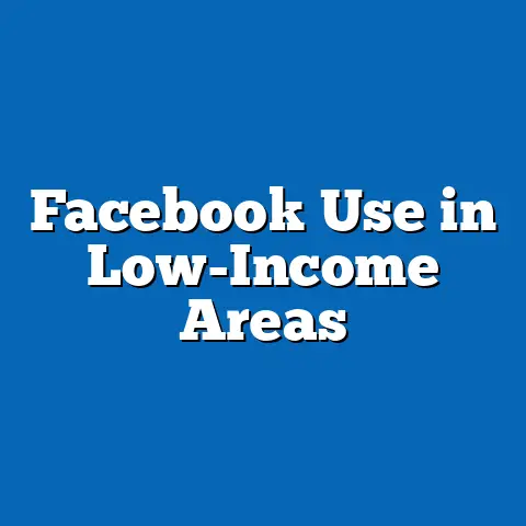 Facebook Use in Low-Income Areas