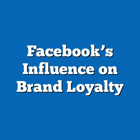 Facebook’s Influence on Brand Loyalty