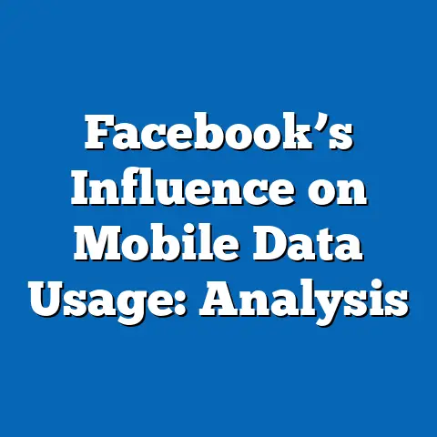 Facebook’s Influence on Mobile Data Usage: Analysis
