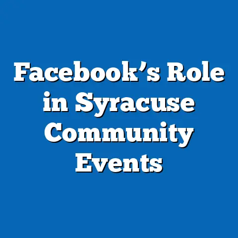 Facebook’s Role in Syracuse Community Events