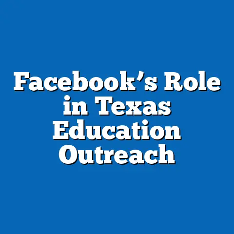 Facebook’s Role in Texas Education Outreach