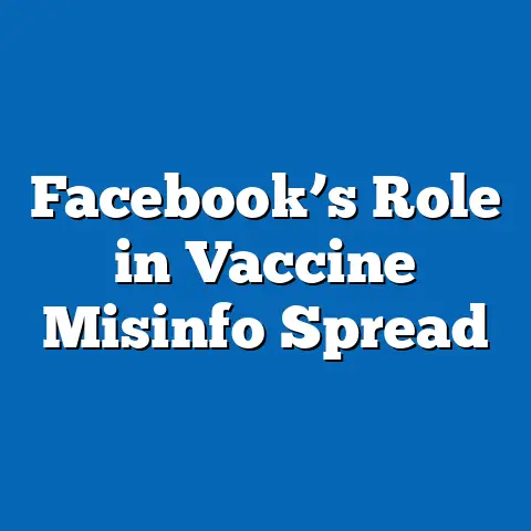 Facebook’s Role in Vaccine Misinfo Spread