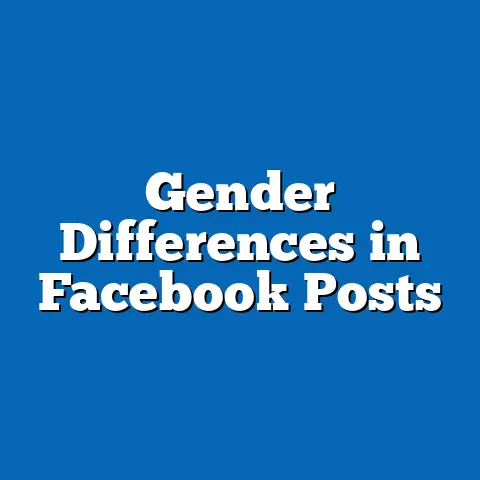 Gender Differences in Facebook Posts