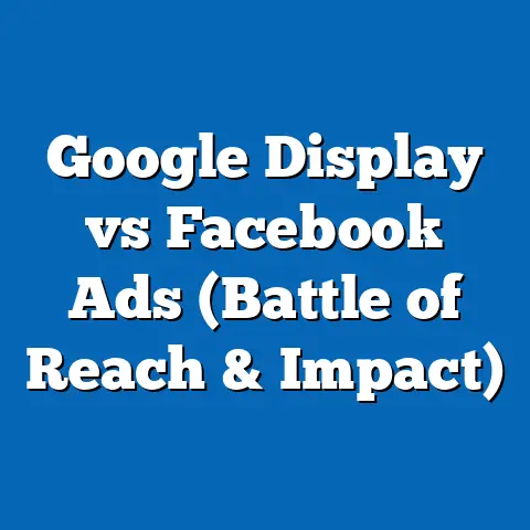 Google Display vs Facebook Ads  (Battle of Reach & Impact)