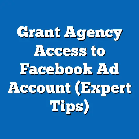 Grant Agency Access to Facebook Ad Account  (Expert Tips)