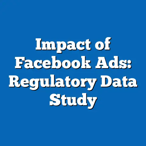 Impact of Facebook Ads: Regulatory Data Study