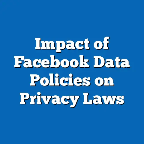 Impact of Facebook Data Policies on Privacy Laws