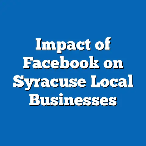 Impact of Facebook on Syracuse Local Businesses