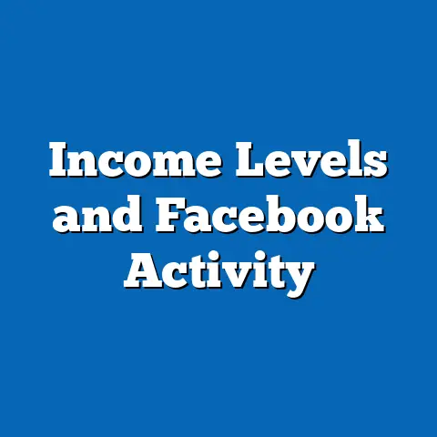 Income Levels and Facebook Activity
