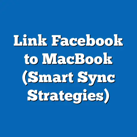 Link Facebook to MacBook  (Smart Sync Strategies)