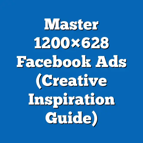 Master 1200×628 Facebook Ads  (Creative Inspiration Guide)
