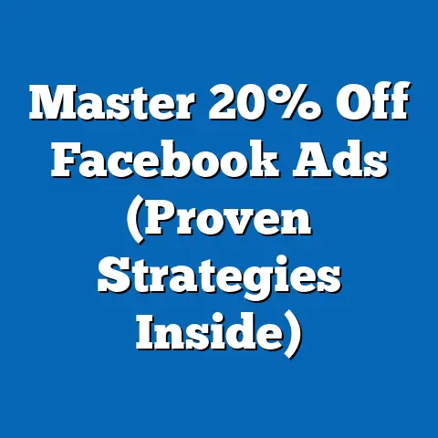 Master 20% Off Facebook Ads  (Proven Strategies Inside)