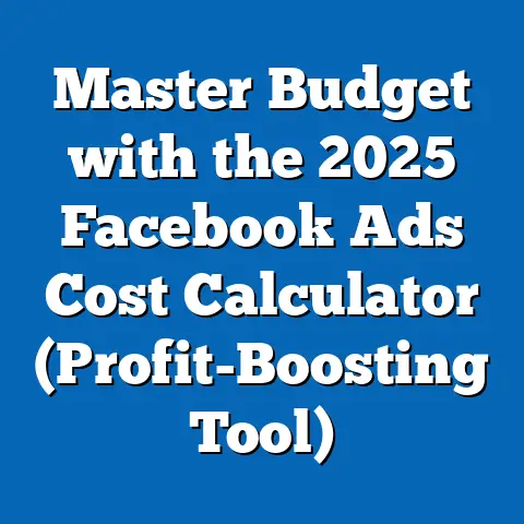 Master Budget with the 2025 Facebook Ads Cost Calculator  (Profit-Boosting Tool)