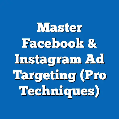 Master Facebook & Instagram Ad Targeting  (Pro Techniques)