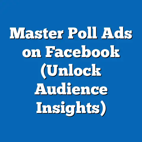 Master Poll Ads on Facebook  (Unlock Audience Insights)