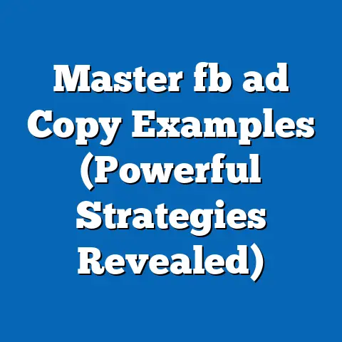 Master fb ad Copy Examples (Powerful Strategies Revealed)