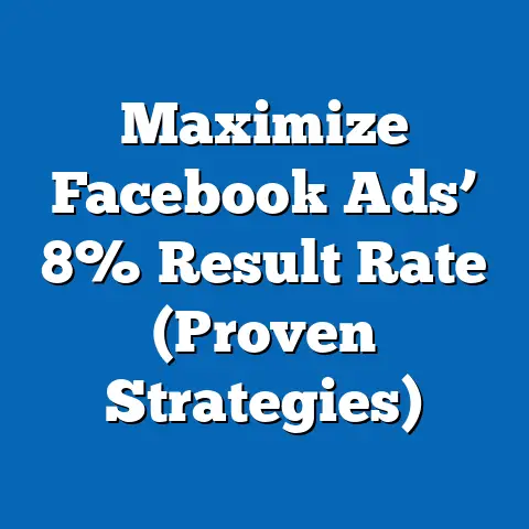 Maximize Facebook Ads’ 8% Result Rate  (Proven Strategies)