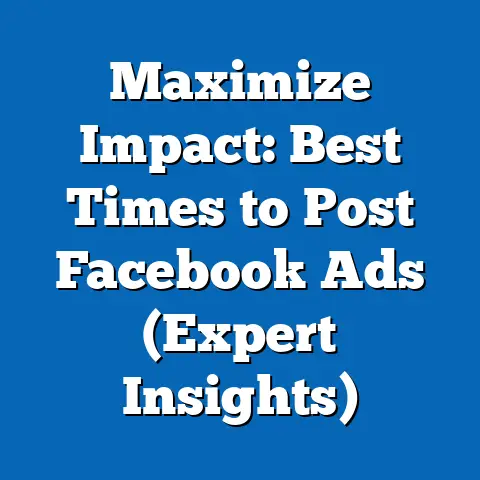 Maximize Impact: Best Times to Post Facebook Ads  (Expert Insights)