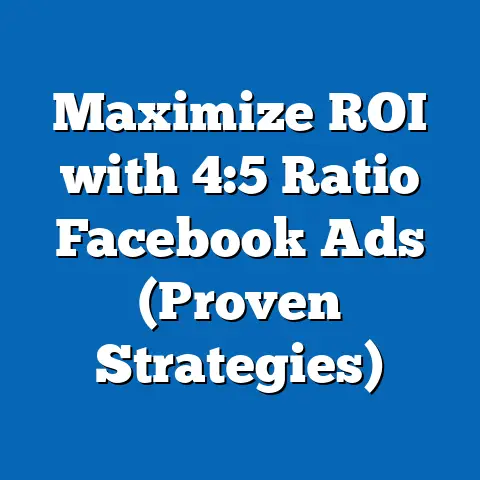 Maximize ROI with 4:5 Ratio Facebook Ads  (Proven Strategies)