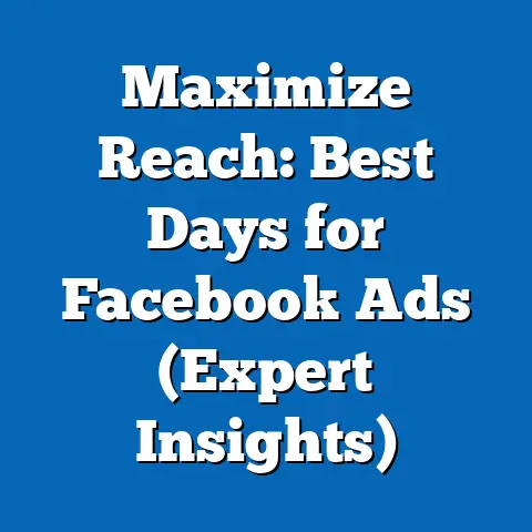 Maximize Reach: Best Days for Facebook Ads  (Expert Insights)