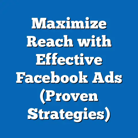 Maximize Reach with Effective Facebook Ads  (Proven Strategies)